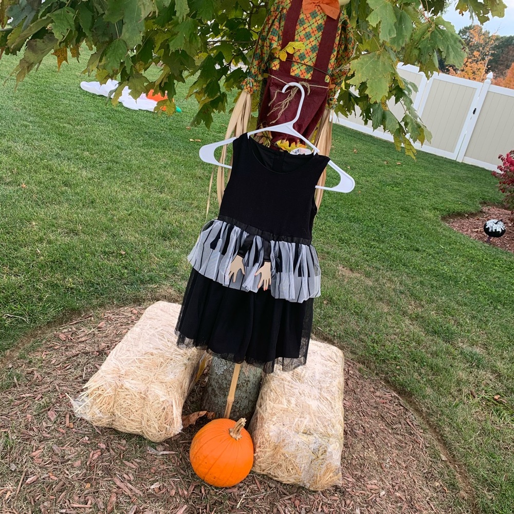 Black Halloween inspired dress